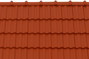 Tondach Twist piros tetőcserép